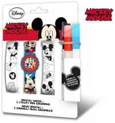 Disney Mickey digitális karóra + színezhető óraszíj szett (EWA20326WD)