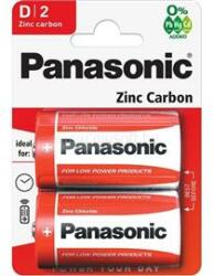 Panasonic RedZinc R20RZ/2BP D/góliát cink-mangán tartós elem 2 db/csomag (R20R-2BP) (R20R-2BP) - mysoft