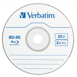 Verbatim Mediu optic Verbatim BD-RE Single Layer 2x 25 GB (43615)
