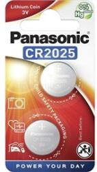 Panasonic CR2025 3V lítium gombelem 2db/csomag (CR2025-2B-PAN) (CR2025-2B-PAN) - mysoft