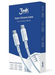3mk Protection Cablu 3mk HyperSilicone, USB-C, 60W, 1m (Alb)