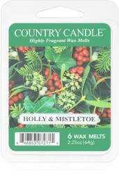 Country Candle Holly & Mistletoe ceară pentru aromatizator 64 g