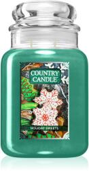 The Country Candle Company Holiday Sweets lumânare parfumată 680 g