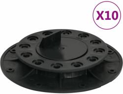 vidaXL Picioare pentru podea reglabile, 10 buc. , 20-30 mm (149007)