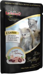 BEWITAL petfood 32x85g Leonardo Finest Selection Kitten: szárnyas tasakos nedves macskatáp