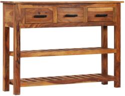 vidaXL Servantă cu 3 sertare, 110 x 30 x 80 cm, lemn masiv de acacia (338032) Comoda