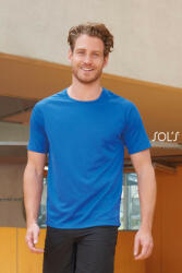 SOL'S Férfi póló SOL'S SO11939 Sol'S Sporty - Raglan Sleeved T-Shirt -2XL, Petroleum Blue