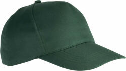 K-UP Uniszex sapka K-UP KP157 polyester Cap - 5 panels -Egy méret, Forest Green
