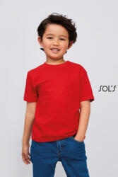 SOL'S Gyerek póló SOL'S SO11770 Sol'S Imperial Kids - Round neck T-Shirt -8A, Grey Melange