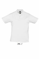 SOL'S Férfi galléros póló SOL'S SO11377 Sol'S prescott Men - polo Shirt -XL, White