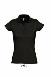 SOL'S Női galléros póló SOL'S SO11376 Sol'S prescott Women - polo Shirt -M, Deep Black