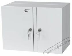 Stalflex PN2K-24D-3S-G szürke 2 kamrás falra szerelhető üres optikai elosztódoboz - digitalko