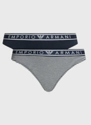Emporio Armani Underwear Set 2 perechi de chiloți de damă clasici 163334 3R219 21136 Bleumarin