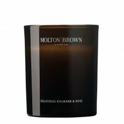 Molton Brown Delicious Rhubarb & Rose Signature Scented Candle Illatgyertya 190 g
