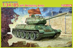 Dragon Kit de modele rezervor 6266 - T34/85 cu ARMATURA PRIMELOR DE PAT (1: 35) (34-6266)