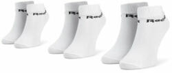 Reebok Set de 3 perechi de șosete joase unisex Act Core Ankle Sock 3p FL5227 Alb