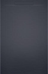 RIHO Isola DR14 csúszásmentes műmárvány zuhanytálca 80x100, antracit D007005080 (D007005080)