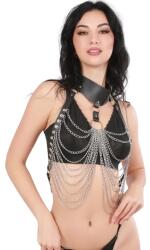Passion Labs Harness Chest Armor, Piele Ecologica, Negru, S-L, Passion Labs