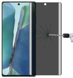 Temp-glass6312737470 Samsung Galaxy Note20 betekintésvédelemmel ellátott karcálló, ütésálló kijelzővédő üvegfólia, 9H tempered glass, törlőkendővel (Betekintésgátló) (Temp-glass6312737470)