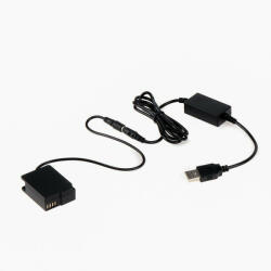 FOTGA Panasonic DMW-BLC12E akkumulátor adapter - BLC12 USB folyamatos töltő akkumulátor (NJ422)