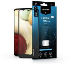 MyScreen LA-2001 Samsung Galaxy A12 edzett üveg képernyővédő fólia - Myscreen protector diamond glass Lite Edge2.5D fekete (LA-2001)