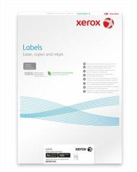 Xerox Etikett, univerzális, 63, 5x38, 1 mm, kerekített sarkú, XEROX, 2100 etikett/csomag (LX96298) - pencart