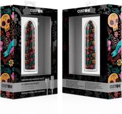 Custom Bullets CB Floral rúdvibrátor - virágos