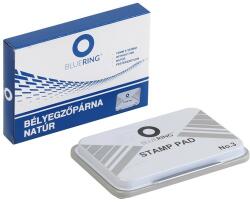 Bélyegzőpárna, kis méretű bélyegző párna igazolófüzethez 12x8 cm - natur