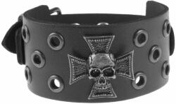Leather & Steel Fashion Brăţară Skull Cross Steel - LSF1 101