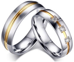 Elegance Alinda prémium nemesacél gyűrű akár párban is (WPS-07267)