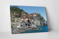 4 Decor Tablou canvas : Casute colorate pe mal - beestick-deco - 174,00 RON