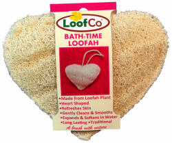 Loofco szív alakú luffa szivacs fürdéshez 1 db - vital-max