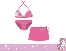  Unikornis kislány fürdőruha szett - bikini+szoknya (UNI1556_roz_1_98)