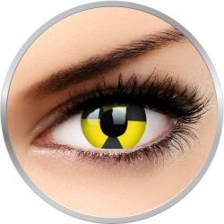 MAXVUE VISION Fancy Radiate - lentile de contact colorate Crazy galbene/negre anuale - 360 purtari (2 lentile/cutie)