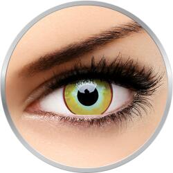 MAXVUE VISION Fancy Yellow Plague - lentile de contact colorate Crazy galbene anuale - 360 purtari (2 lentile/cutie)