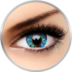 MAXVUE VISION Fancy Blue Streak - lentile de contact colorate Crazy verzi/albastre anuale - 360 purtari (2 lentile/cutie)