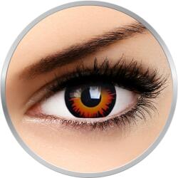 MAXVUE VISION Fancy Lestat Vampire - lentile de contact colorate Crazy galbene/negre anuale - 360 purtari (2 lentile/cutie)