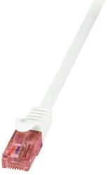 LogiLink Patch Cord Logilink CQ2051U, U/UTP, Cat6, 2m, White (CQ2051U)