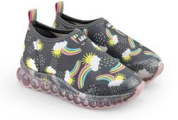 BIBI Shoes Pantofi Sport LED Bibi Roller Celebration Grey Rainbow