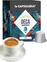 La Capsuleria Cafea Deca Gourmet capsule biodegradabile, 10 capsule compatibile Nespresso, La Capsuleria (CN09)