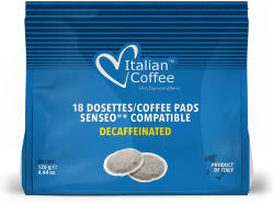Italian Coffee Cafea Deca, 18 paduri compatibile Senseo , Italian Coffee (AV24)