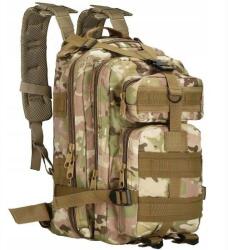 Springos Ghiozdan/rucsac tactic, 4 compartimente, model Survival, camuflaj, verde, 23x24x42 cm, Springos (CS0047) - casaplus