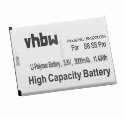 VHBW Telefon akkumulátor akku Ulefone S8, S8 Pro - 3000mAh, 3.8V, Li-polymer (WB-888200055) - smartgo