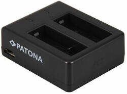 Patona SJCAM SJ4000 SubTig3 USB Dual akkumulátor / akku töltő Micro-USB kábellel - Patona (PT-1978) - smartgo