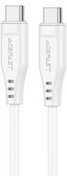 ACEFAST USB Type C - USB Type C kábel, 1, 2m, 60W (20V / 3A), fehér (C3-03-C-C-white) (C3-03-C-C-white) - smartgo