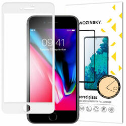 Wozinsky Teljes edzett üveg képernyővédő fólia iPhone 6 6S 7 8 SE 2020 készülékekhez - Fehér (WOZ-IP8-G-white)