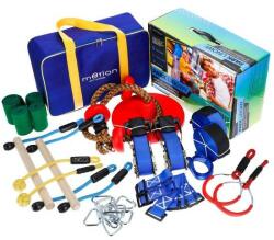 Jumi Cursa cu obstacole, pentru copii, portabil, set 17 piese si accesorii montane, Motion Sport Activities (OM-911949) - casaplus