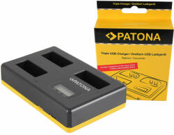 Patona Canon LP-E17 EOS 750D EOS 760D EOS 8000D tripla töltő USB Type C kábel - Patona (PT-1916) - smartgo