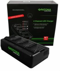 Patona Premium 4 tálcás töltő NP-FM50 QM51 QM71 QM91 F550 F750 F960 F970 FM500 - Patona (PT-1692) - smartgo