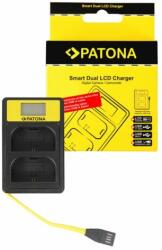 Patona Smart Dual LCD USB töltő Canon LP-E6 EOS 5D 60D 60Da 6D 7D EOS70D - Patona (PT-141583) - smartgo